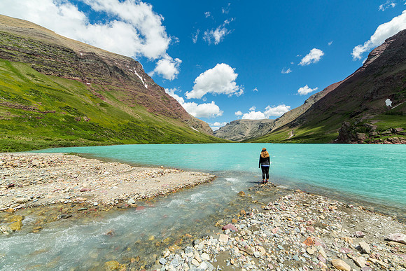 Emily at the Head of Cracker Lake