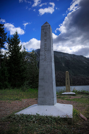 US-Canadian Border Glacier NP