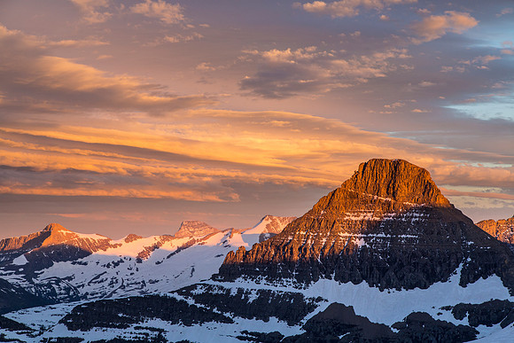 Sunset over Mount Reynolds