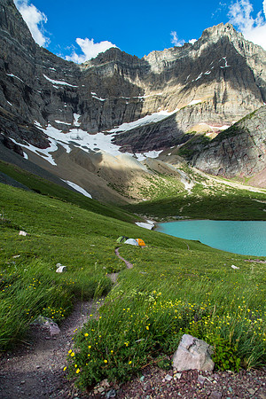 Cracker Lake Campground Portrait