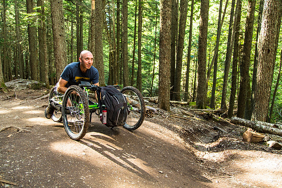 Avalanche Lake Hike with Off-road Wheelchair 05