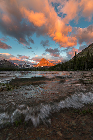 Pray Lake Sunrise and Waves (2) 6.12.16