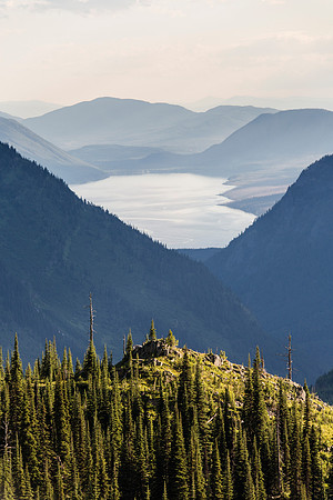 Lake McDonald Portrait from Highline Trail