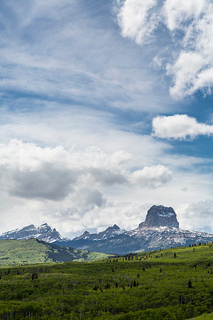 Chief Mountain and Big Sky Portait