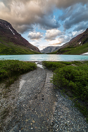 Canyon Creek and Cracker Lake Sunset