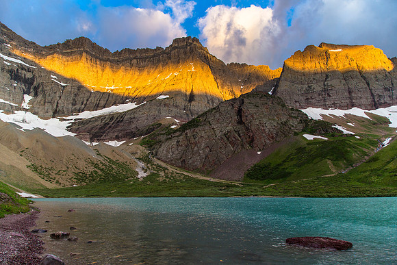 Cracker Lake at Sunrise (3)
