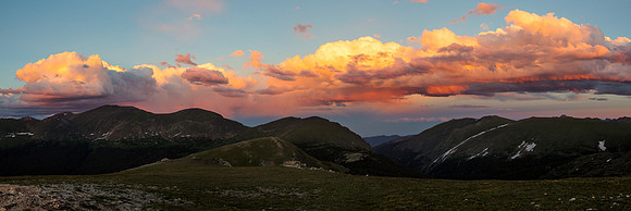 Pink Clouds From Huffer's Hill