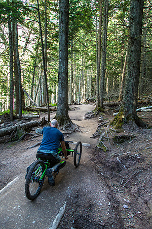 Avalanche Lake Hike with Off-road Wheelchair 07