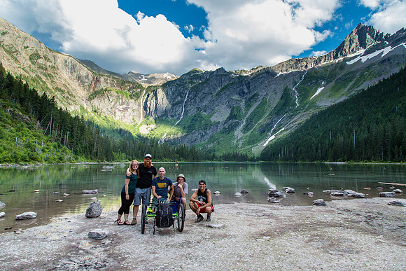 Avalanche Lake Hike with Off-road Wheelchair 14