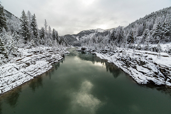 Winter Morning on the Middle Fork Looking Uptream (3) 3.15.16