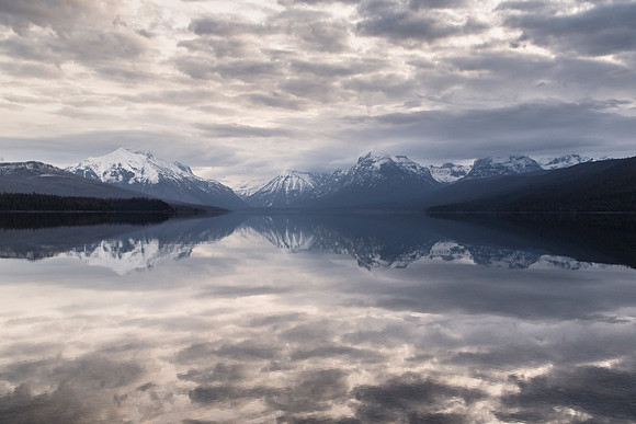 Still and Cloudy at Lake McDonald 4.3.16