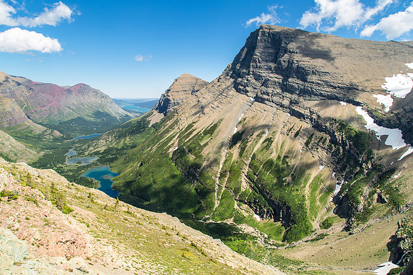 Mt. Grinnell From Swiftcurrent Pass