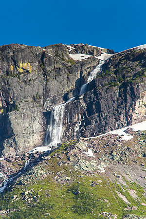 Waterfalls Above Avalanche Lake (3)