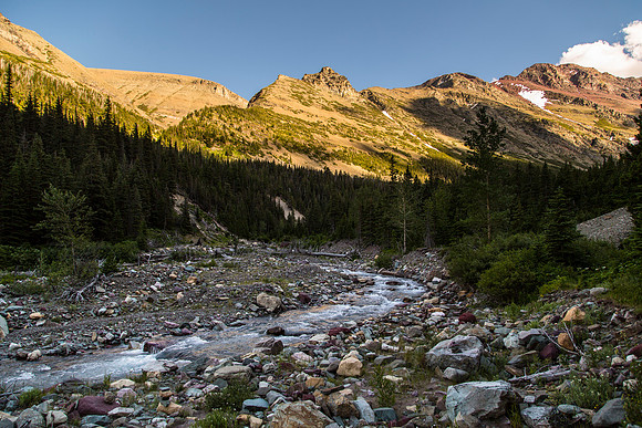 Canyon Creek Below Cracker Lake