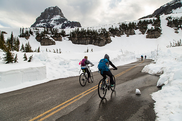 Bikers at Oberlin Bend