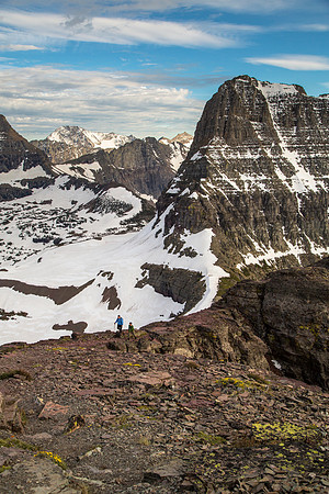 Hikers on Oberlin Summit Ridge
