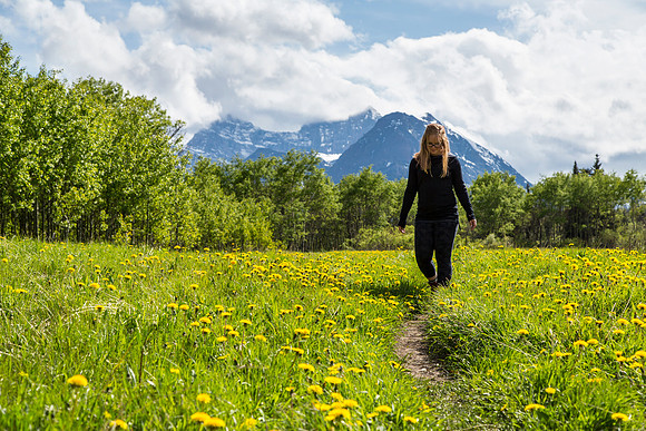Emily on the Trail