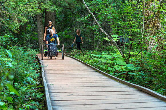 Avalanche Lake Hike with Off-road Wheelchair 17
