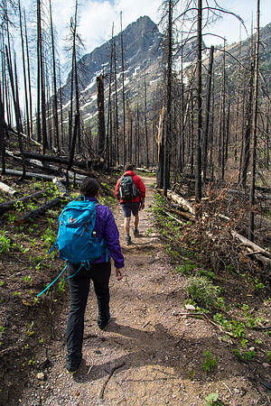 Hiking Virginia Falls to St. Mary Falls (2)