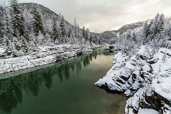 Winter Morning on the Middle Fork (2) 3.15.16