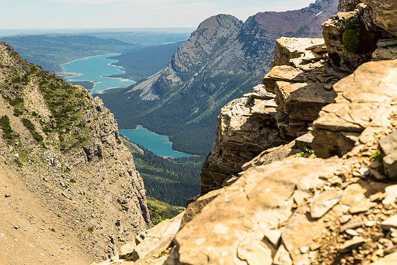 Grinnell Lake and Lake Sherburne