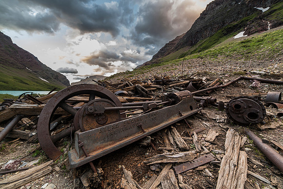 Cracker Mine Equipment Sunset (2)