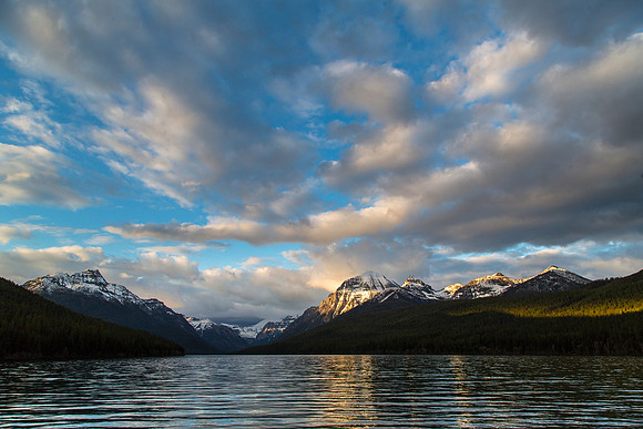 Bowman Lake Sunset 4.30.16
