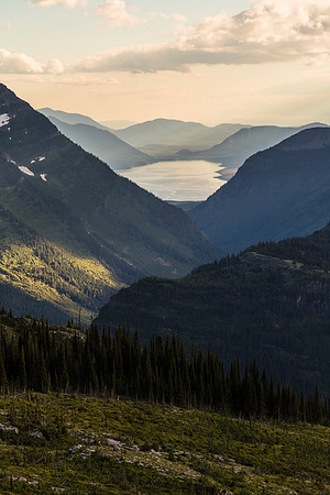 Lake McDonald Portrait from Highline Trail (2)