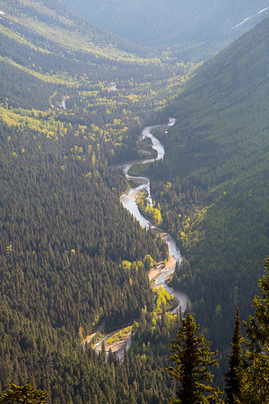 McDonald Creek From Above