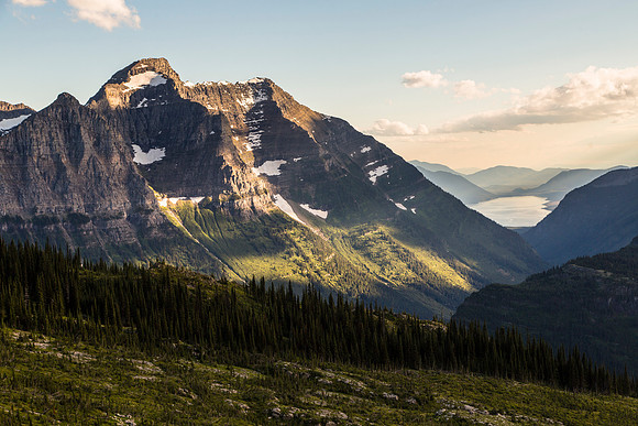 Mt. Cannon and Lake McDonald from the Highline