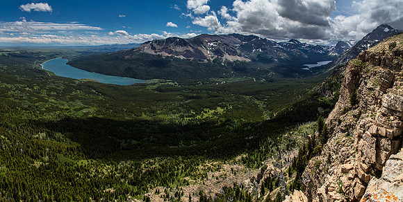 Two Medicine Valley Panorama From Spot Mountain
