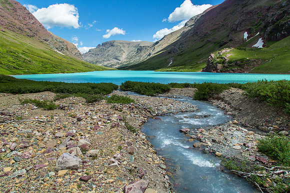 Sunny Canyon Creek and Cracker Lake