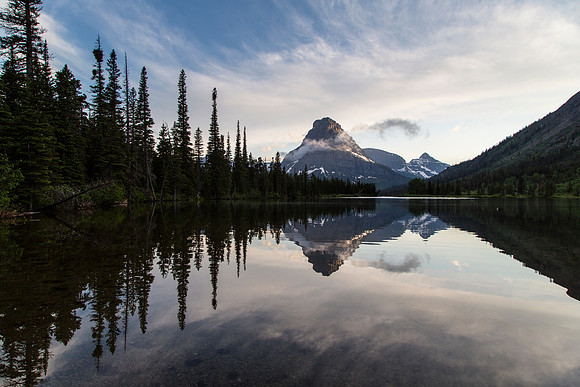 Calm Pray Lake and Sinopah Wide