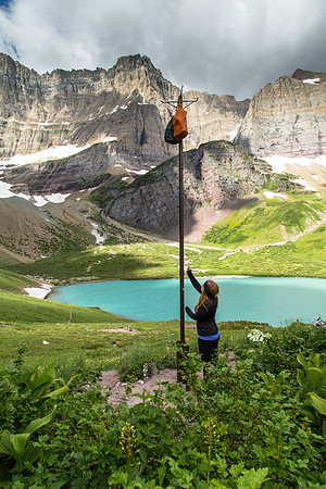 Hanging Food at Cracker Lake Campground