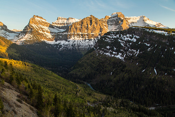 Evening Light over McDonald Valley