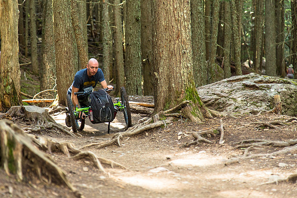 Avalanche Lake Hike with Off-road Wheelchair 04