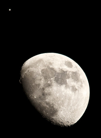 Moon and Jupiter