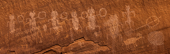 Pictographs and Petroglyphs Panorama