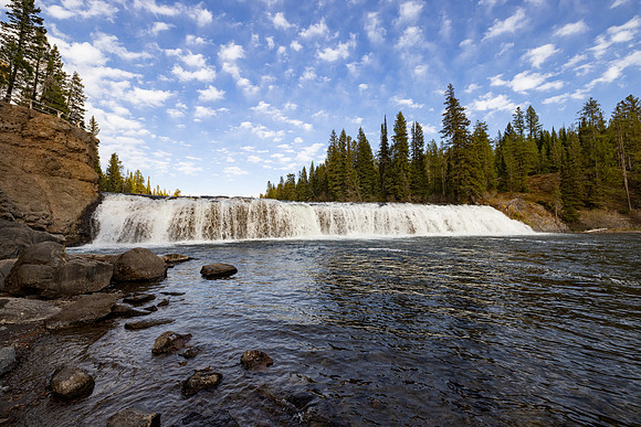 Fall afternoon at Cave Falls