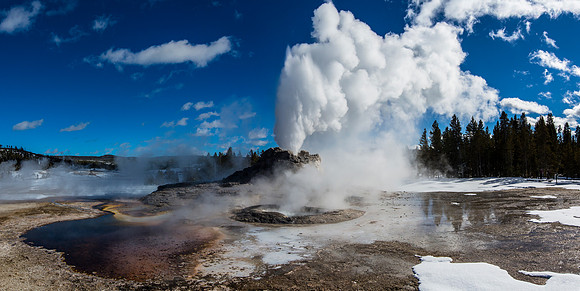 Castle Geyser Panorama
