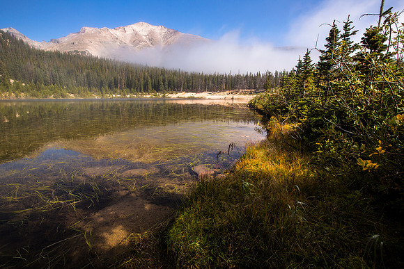 Mount Meeker from Sandbeach Lake