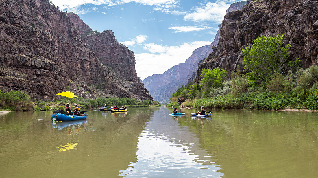 Group Float Through Lodore Canyon