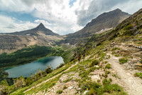 Hikers Going Towards Oldman Lake (2)