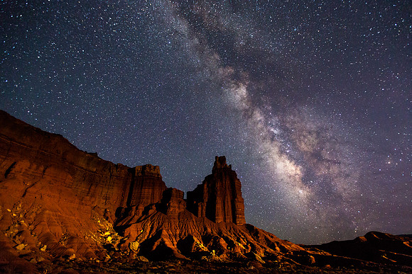 Milky Way Over Chimney Rock