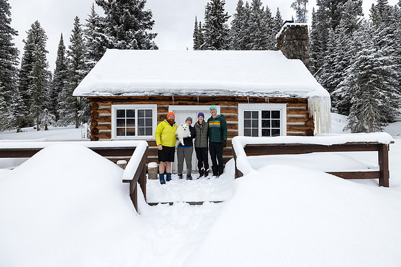 Custer Gallatin National Forest Maxey Cabin: group photo