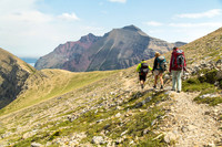 Hikers at Pitamakan Pass
