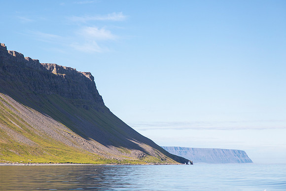 Sea arch in West Fjords (2)