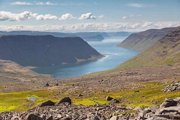 veiðileysufjörður from above