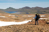 Heading towards Hornvik from the pass