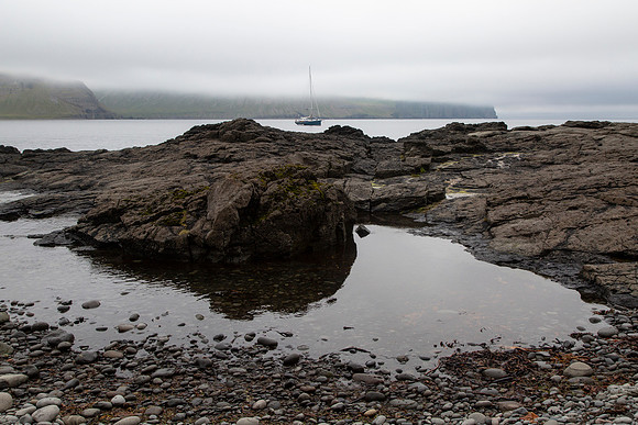 Cloudy morning in Hornvik
